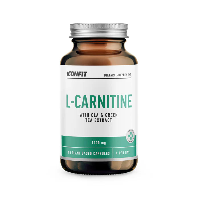 ICONFIT Capsules L-Carnitine +CLA 90 caps kaina