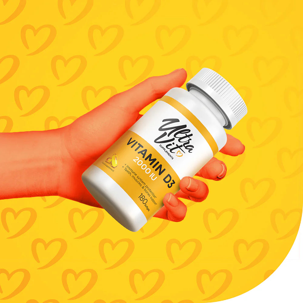 UltraVit Vitamin D3 2000 IU rankoje