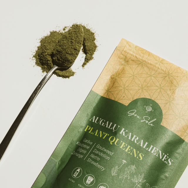 GraSole AUGALŲ KARALIENĖS (AUGALINIS MIŠINYS) 60g milteliai