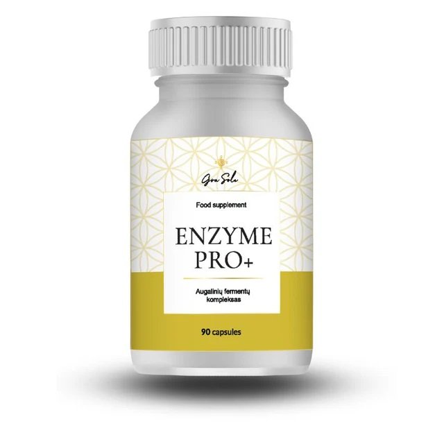 Grasole ENZYME PRO+ maisto papildas 90 kaps. kaina