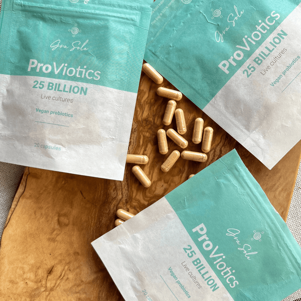 GraSole ProViotics - 25 billion PLANT-BASED LIVING BACTERIA 20 caps kapsules