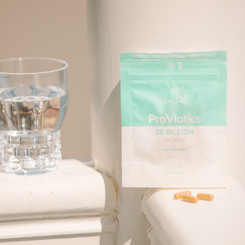 GraSole ProViotics - 25 billion PLANT-BASED LIVING BACTERIA 20 caps pateikimas