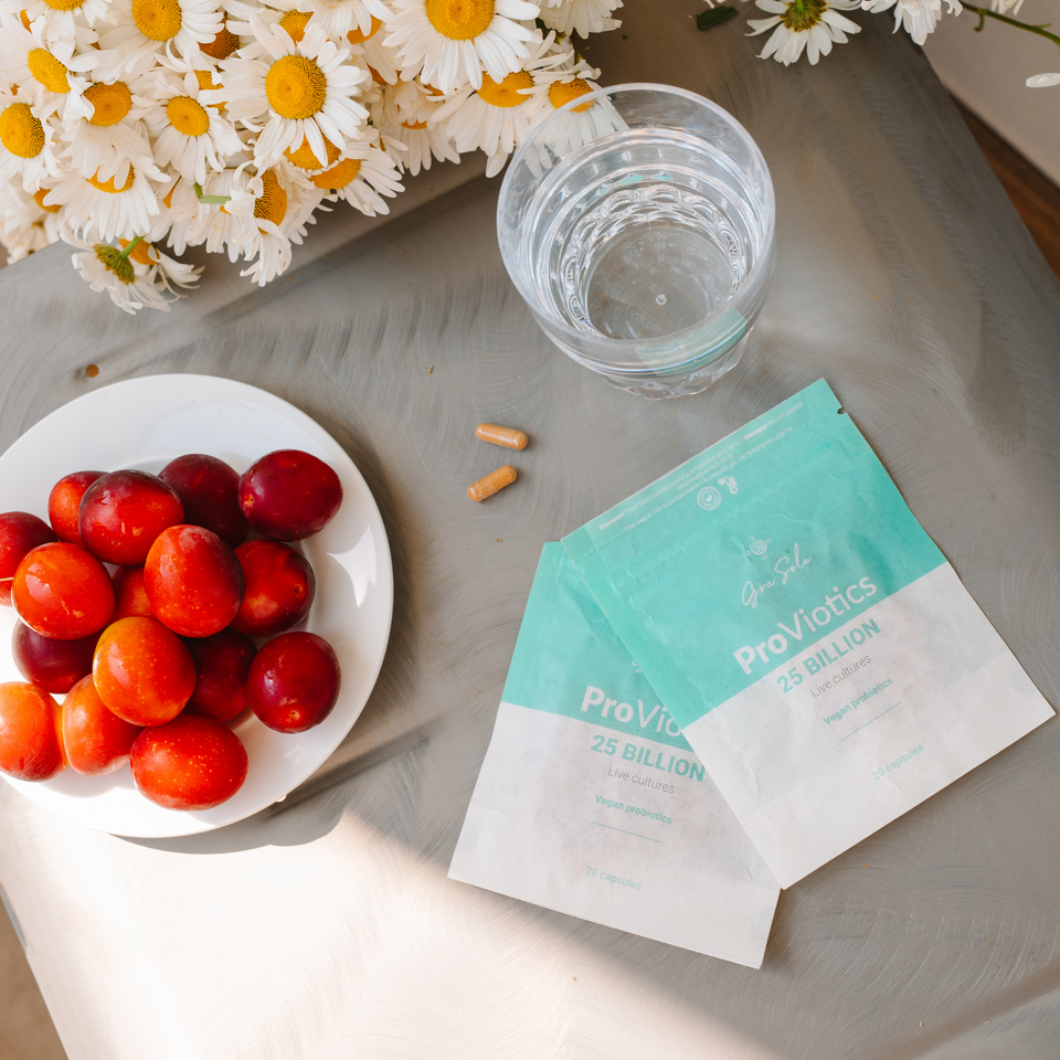 GraSole ProViotics - 25 billion PLANT-BASED LIVING BACTERIA 20 caps sveikatai