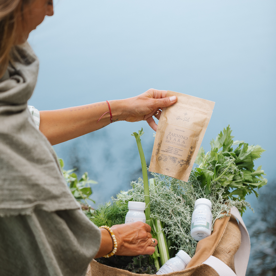 GraSole Žarnyno švara supermaisto mišinys, 90 g pigu