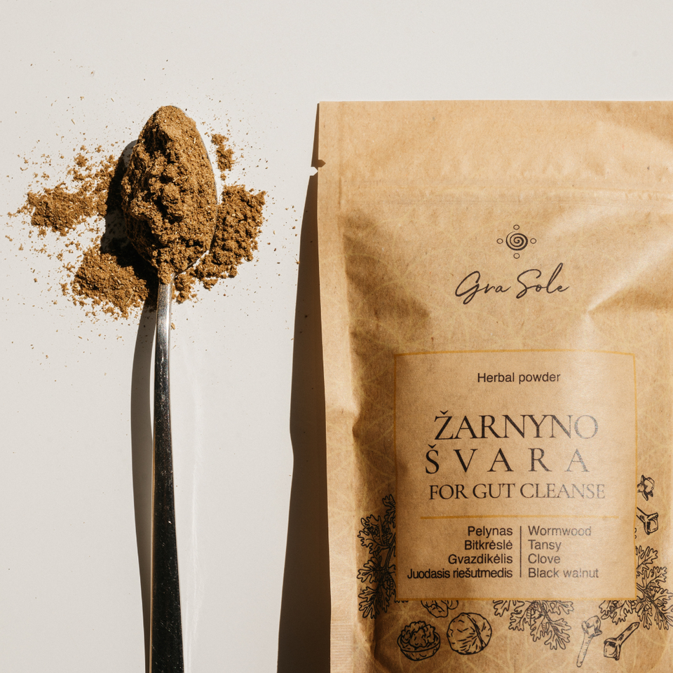 GraSole Žarnyno švara supermaisto mišinys, 90 g pirkti