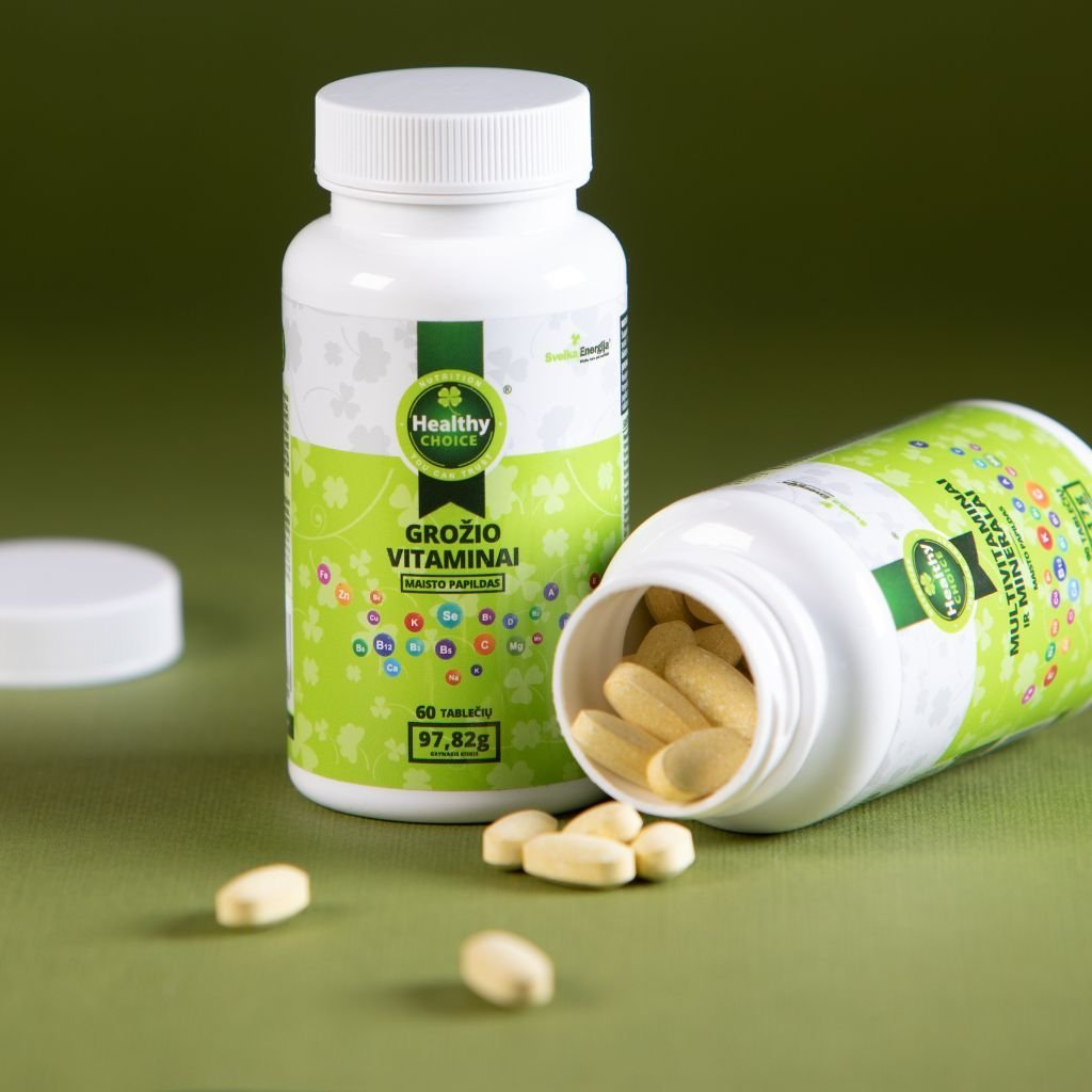 Grozio-vitaminai-ir-multivitaminai-„Healthy-Choice-60-tableciu-min kaina