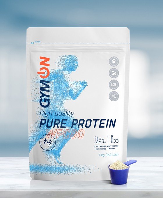 Gym On isrugu proteinas beskonis 1 kg kaina