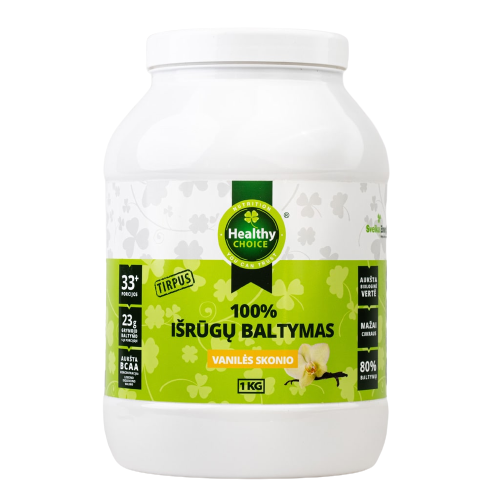 Healthy Choice 100% išrūgų baltymai pigu
