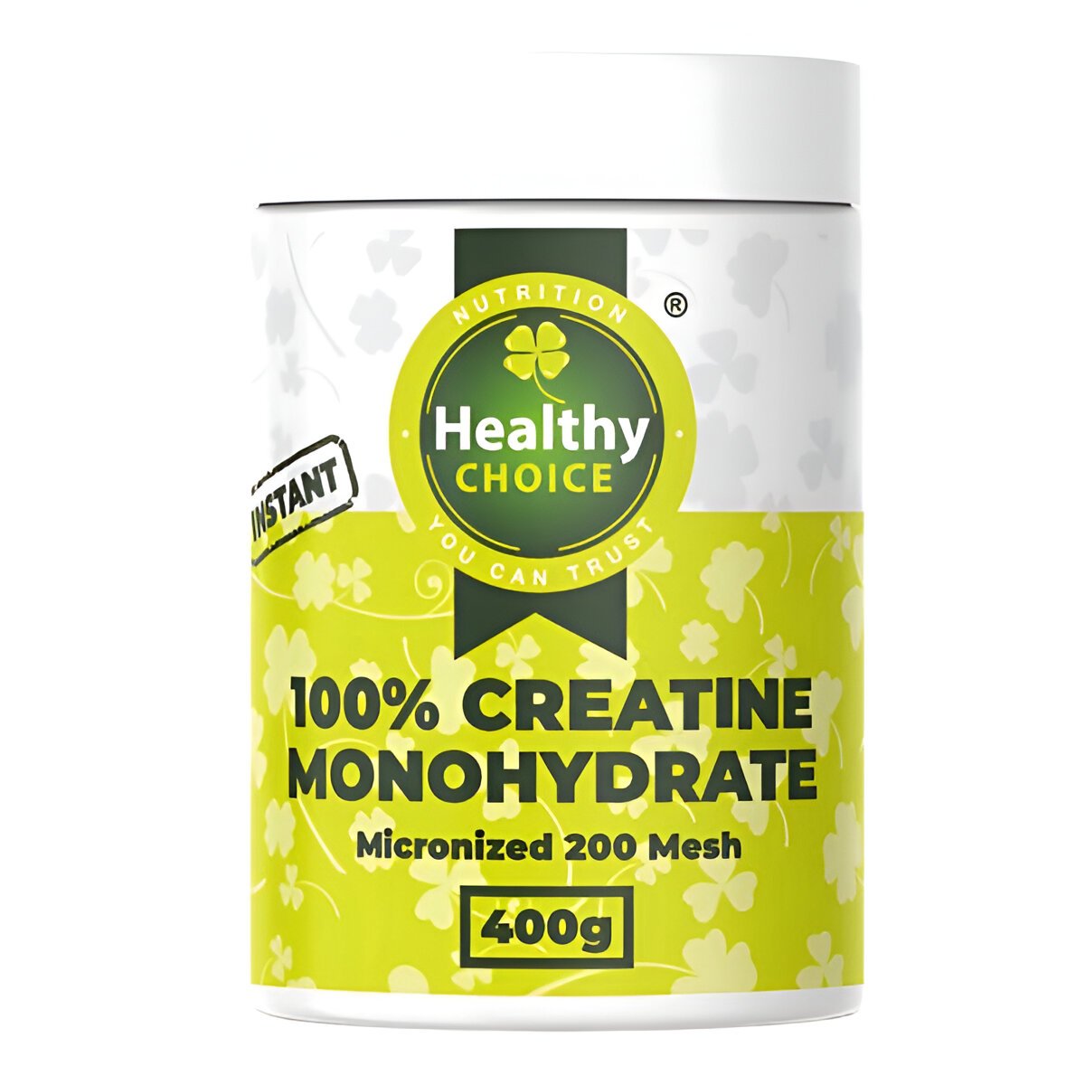 Healthy Choice 100% Kreatino Monohidratas, mikronizuotas 200 mesh., 400gr. kaina (1)