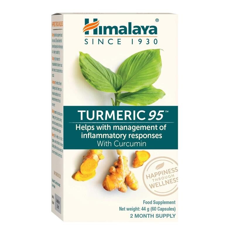 Himalaya Turmeric 95 with Curcumin 60 caps kaina akcija kombo