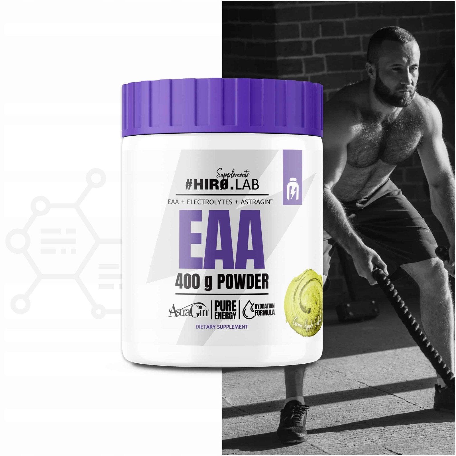 HIRO-LAB-EAA-400g-MOCNE-AMINOKWASY-SILA-MASA-BCAA-Marka-HIRO-LAB