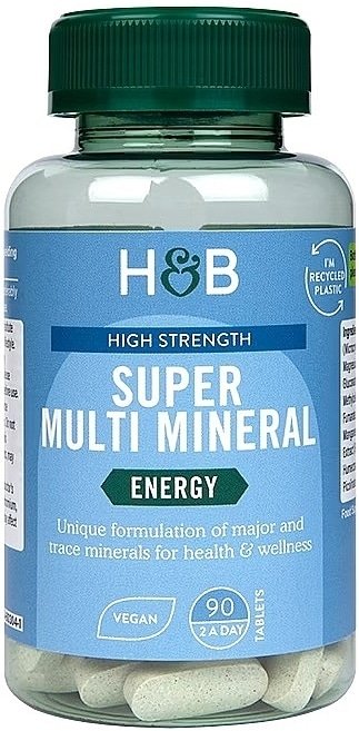 Holland & Barrett High Strength Super Multi Mineral - 90 tablets kaina