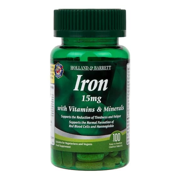 Holland & Barrett Iron 15mg 100 tablets