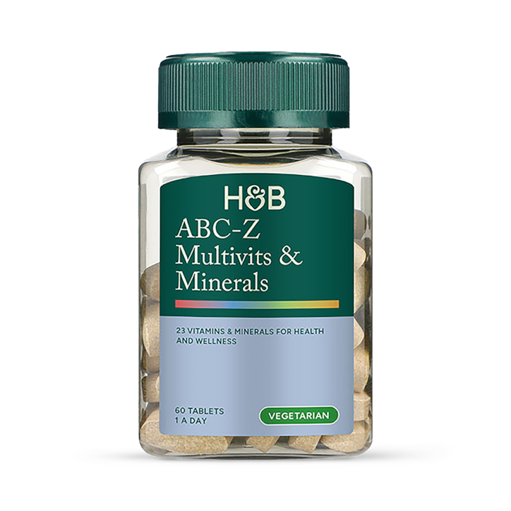 Holland & Barrett Multivits & Minerals ABC-Z 60 vegetarian tablets kaina