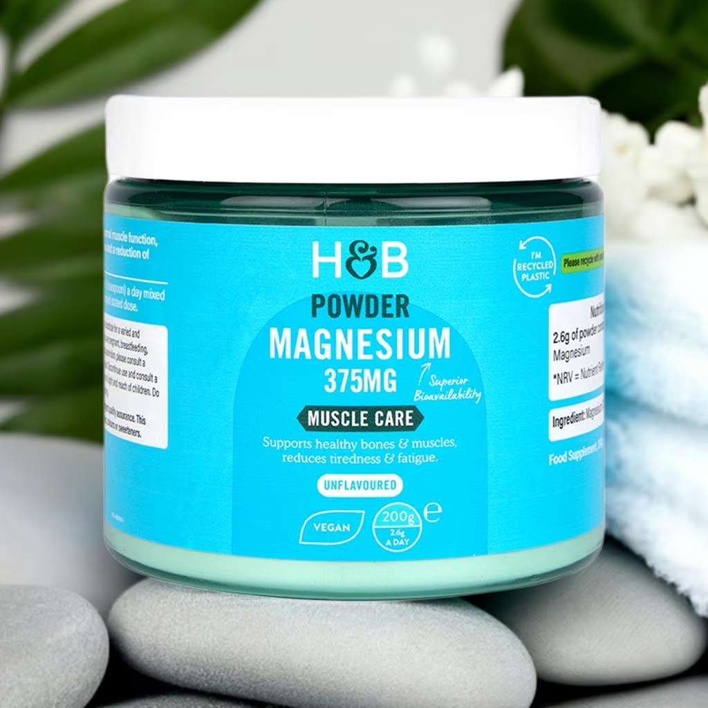 Holland & Barrett Powder Magnesium Citrate, 375mg - 200 grams kaina akcija