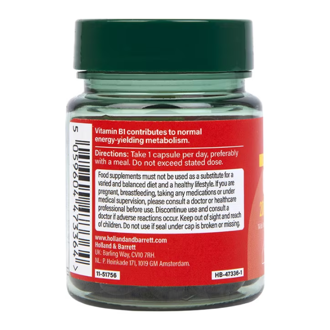 Holland & Barrett Super Strength Co-Q10 200mg 30 Capsules vartojimas