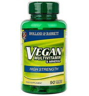 Holland & Barrett Vegan High Strength Multivitamins 90 tablets kaina