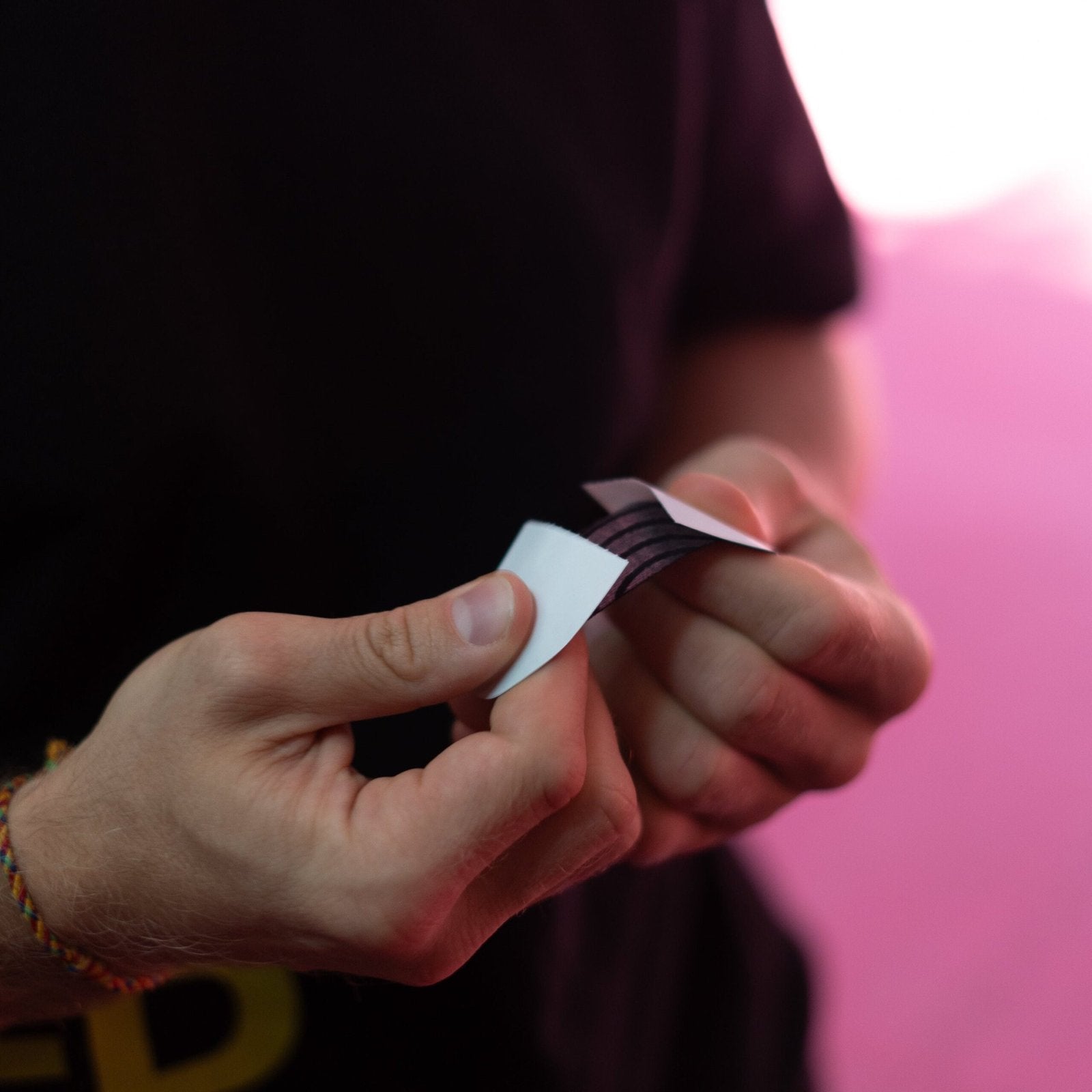 Inhale burnos juosteles naudojimas