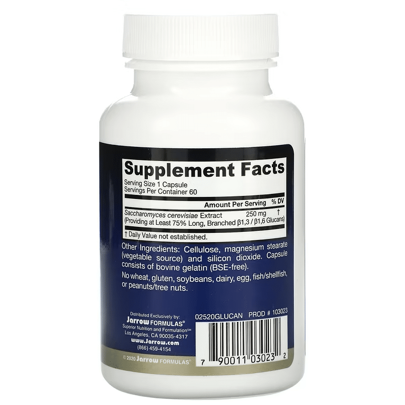 Jarrow Formulas Beta Glucan 60caps 3