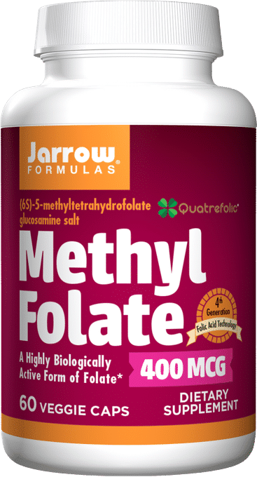 Jarrow Formulas Methyl Folate, 400mcg - 60 vcaps