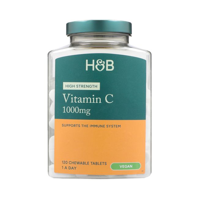 Holland & Barrett High Strength Vitamin C 1000 mg – 120 tablečių