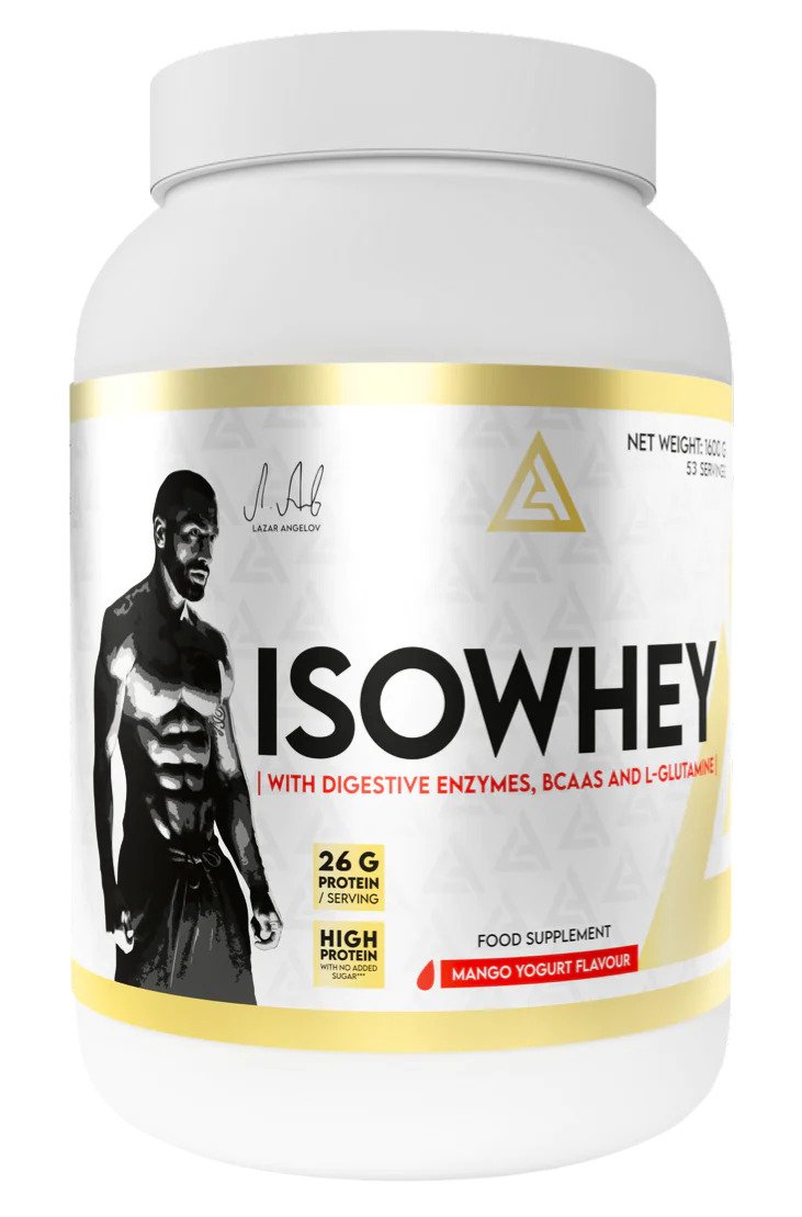 LAZAR ANGELOV Whey ISOLATE - ISOWHEY 1600g kaina