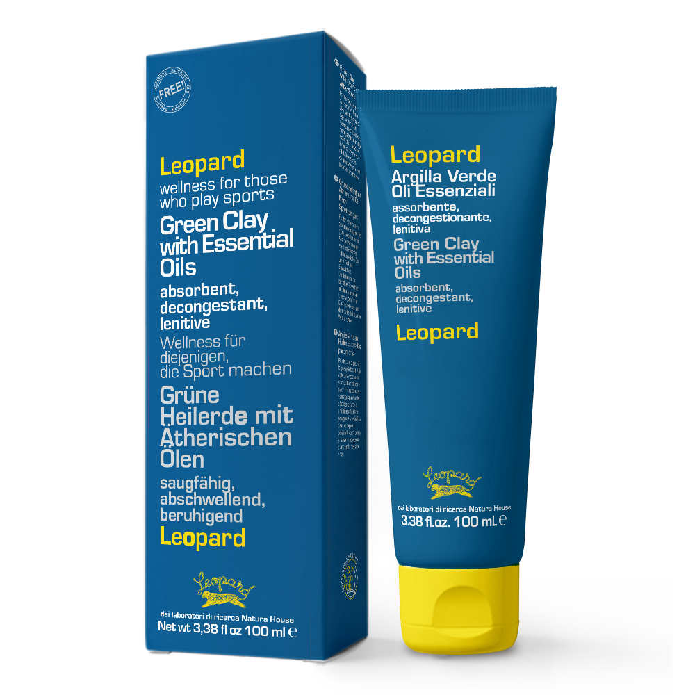 leopard green clay with essential oils 100ml kaina