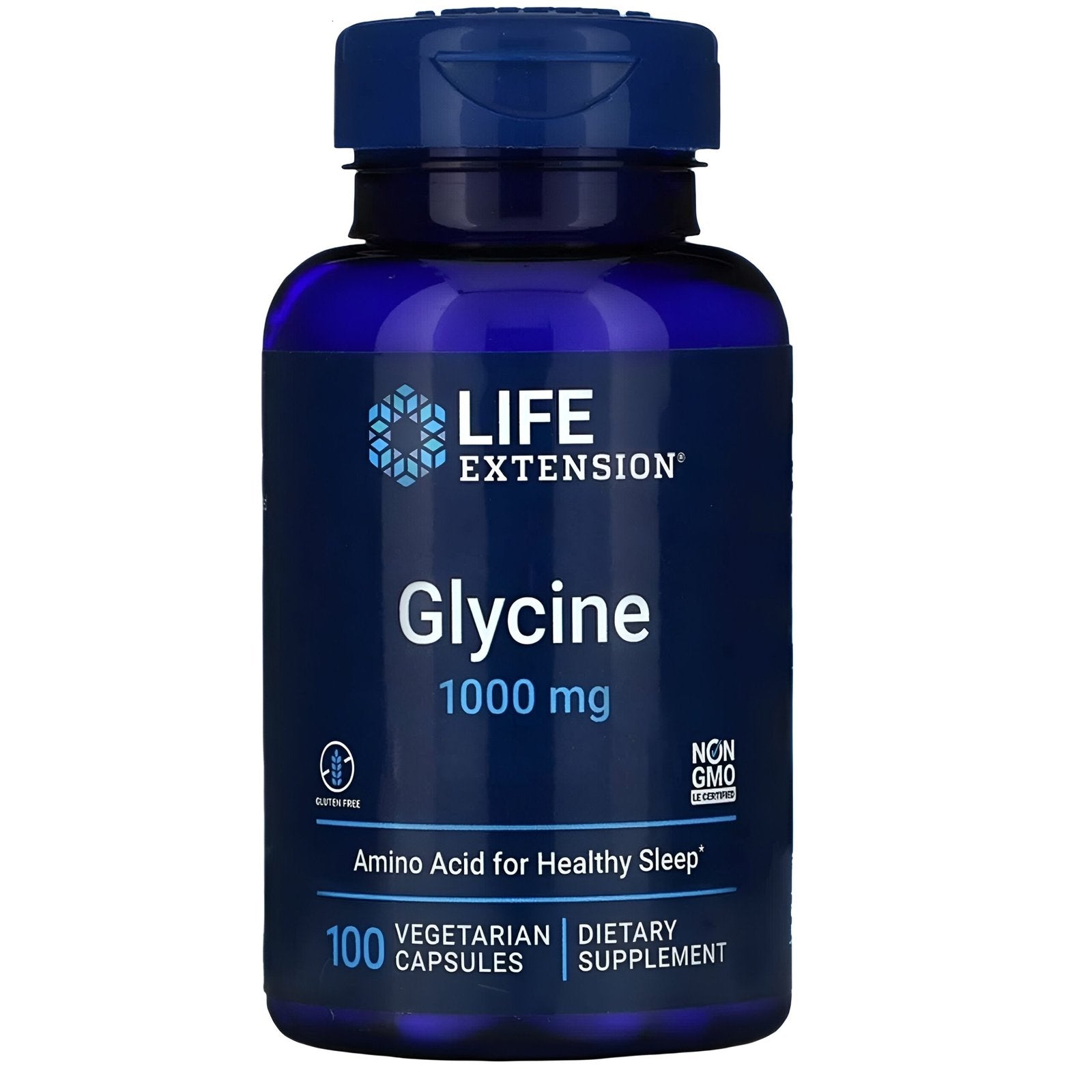 Life Extension Glycine, 1000mg - 100 vcaps