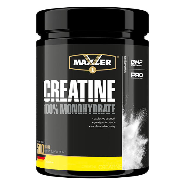 Maxler Creatine 100 % Monohydrate 500 g can kaina