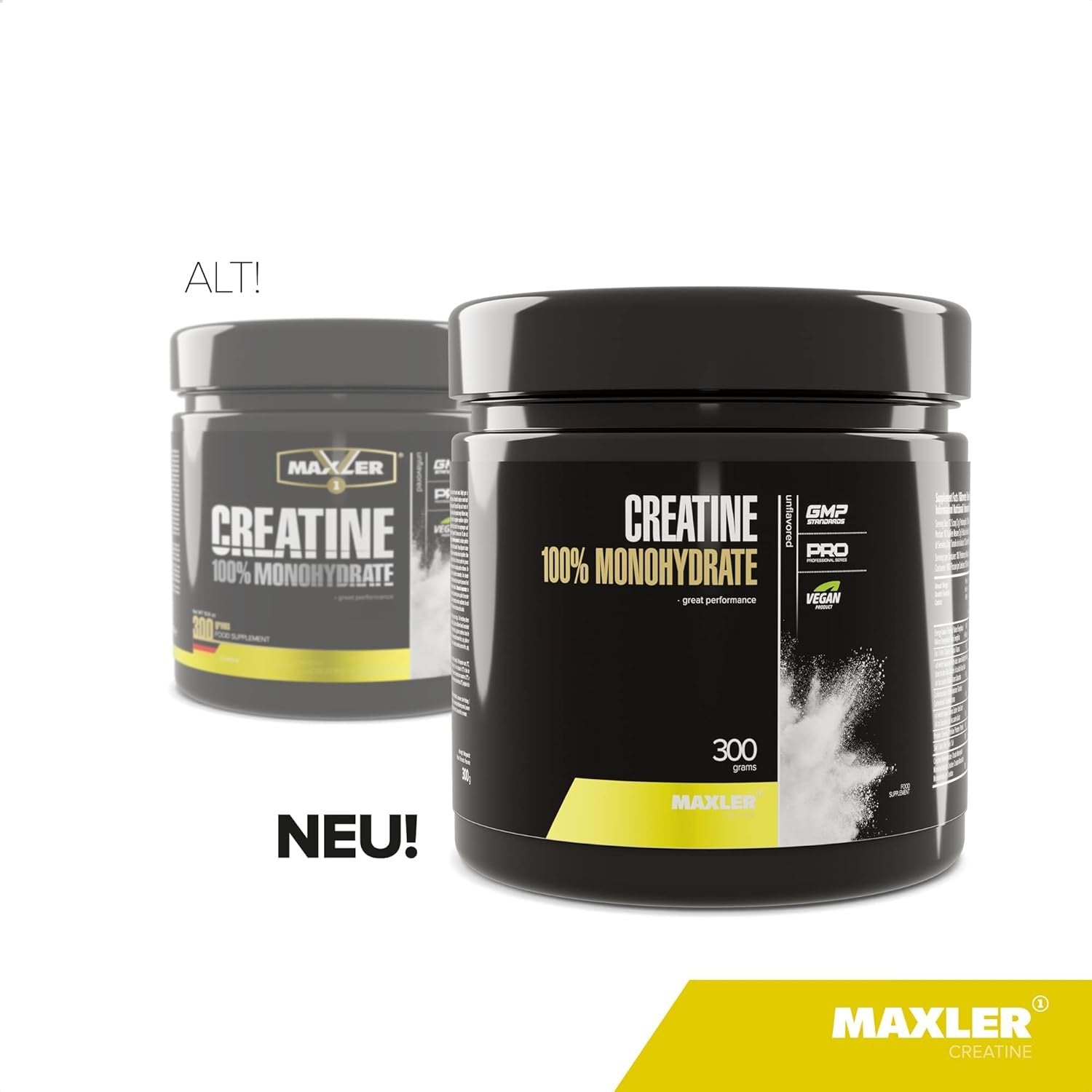 MAXLER Creatine Monohydrate 300g nauja pakuote