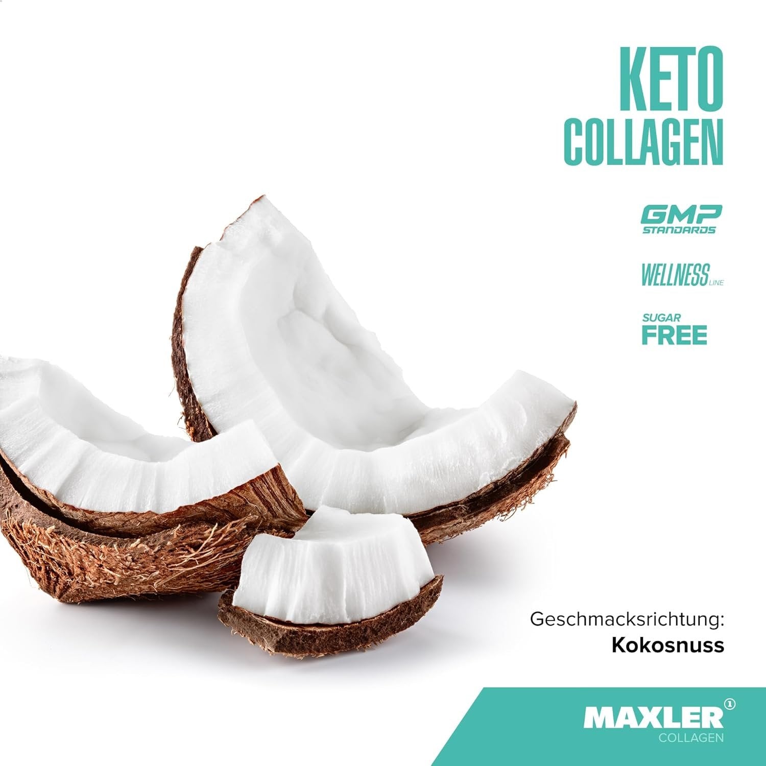 Maxler Keto Collagen Powder - Coconut - 320g skonis