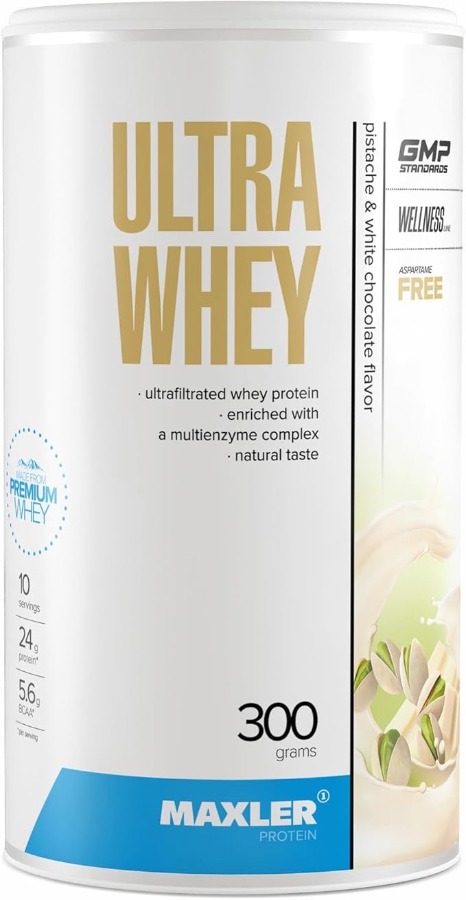 Maxler Ultra Whey - Protein 300g can pistachio
