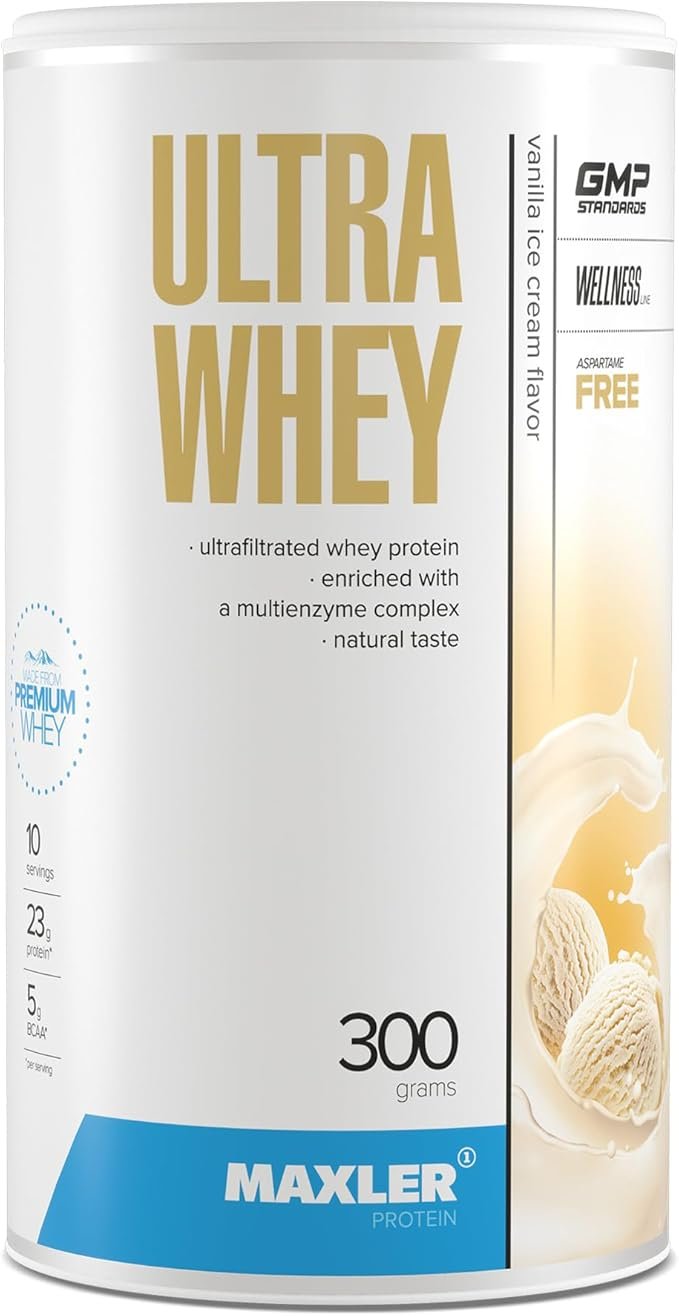 Maxler Ultra Whey - Protein 300g can vanilla ice cream