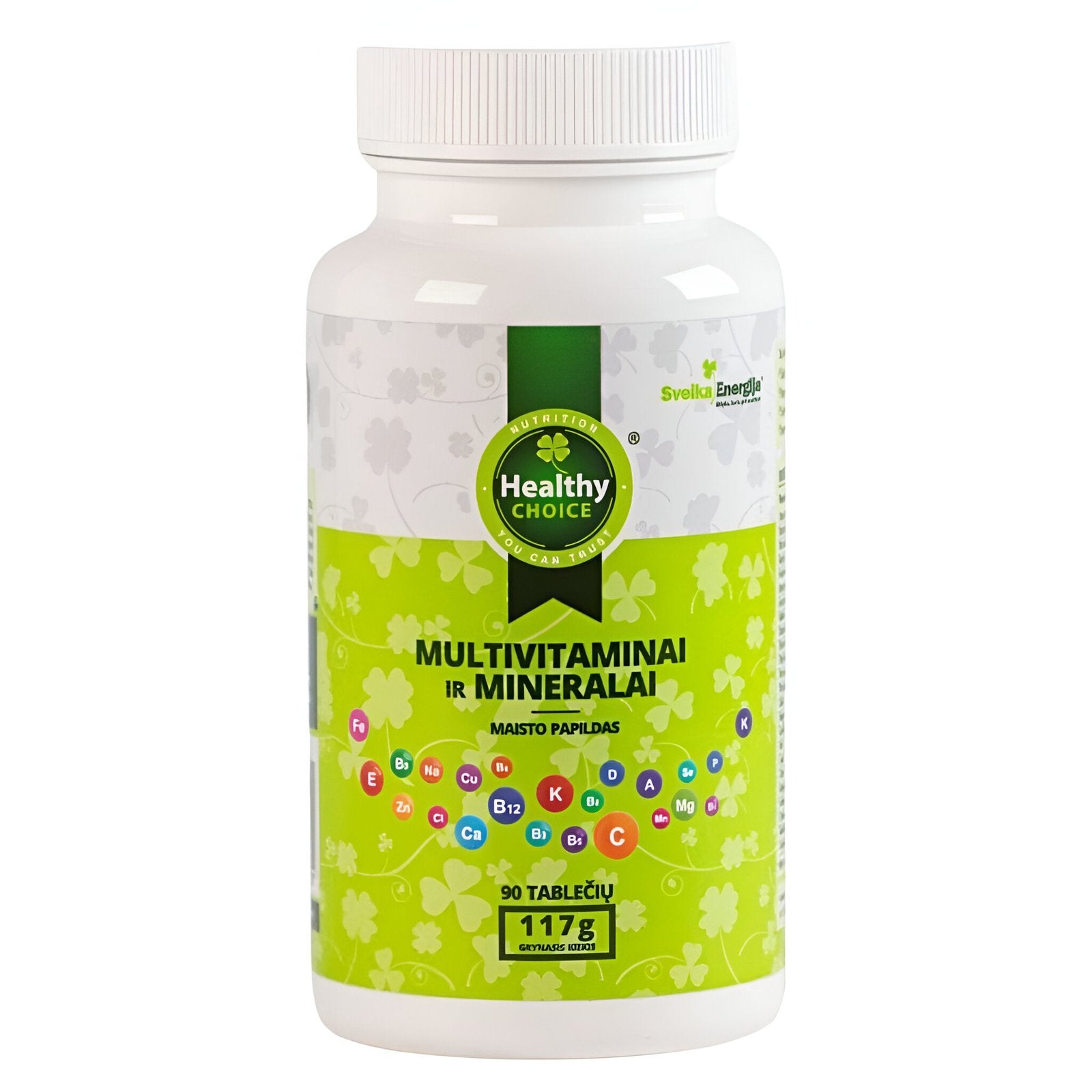 Multivitaminai-ir-mineralai-„Healthy-Choice-90-tableciu-min kaina (1)