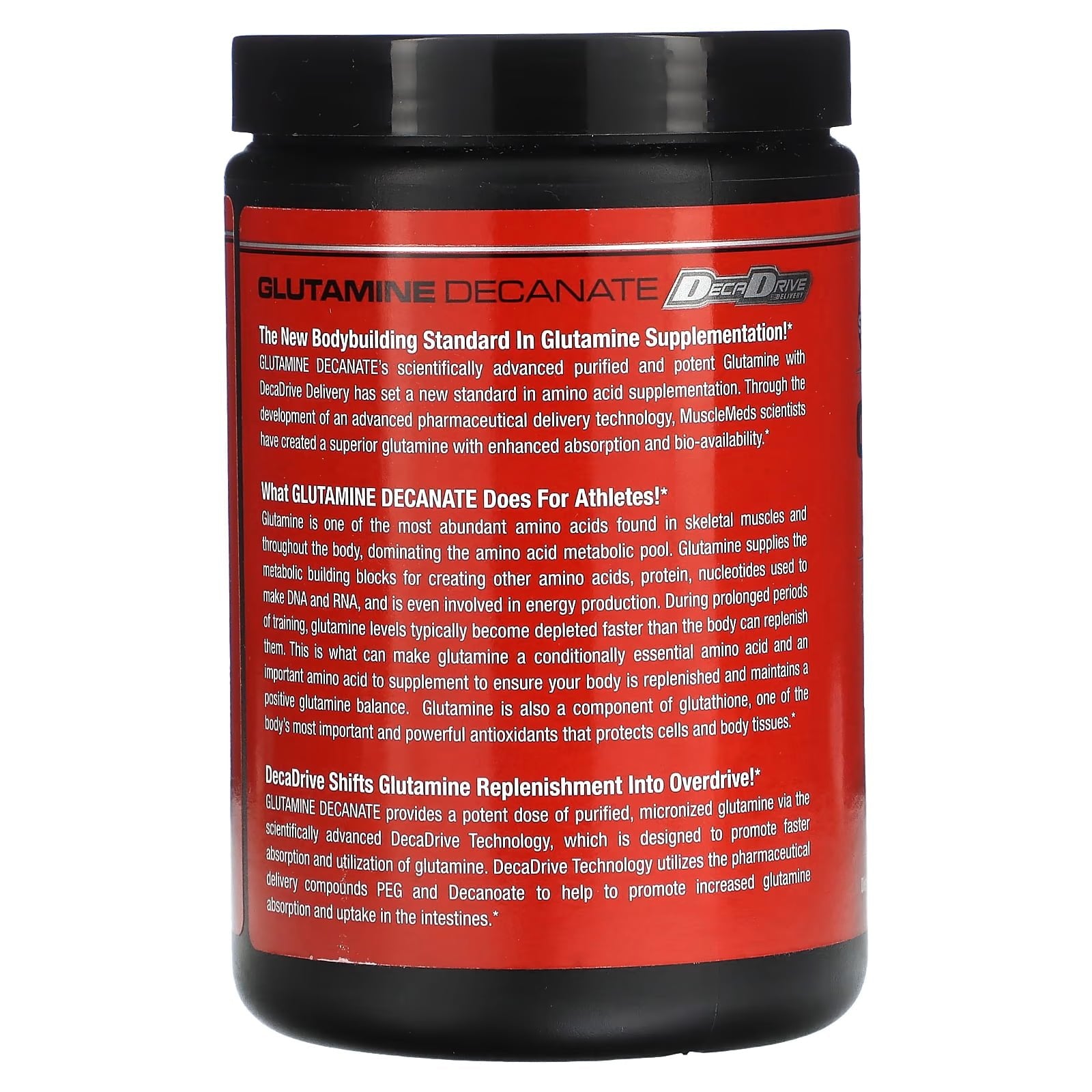 MuscleMeds Glutamine Decanate Unflavored 300 g akcija