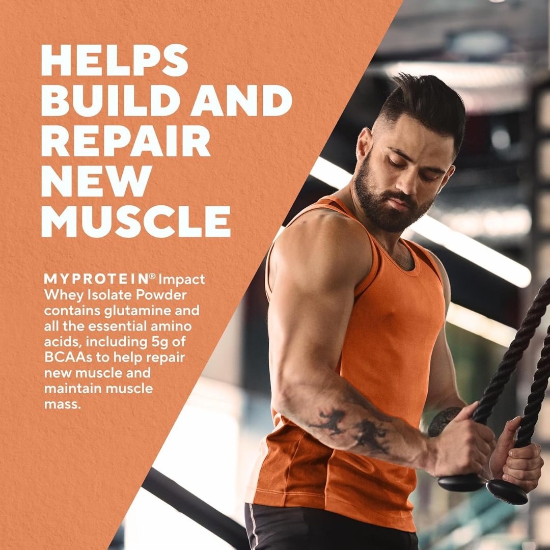 Myprotein Impact Whey Isolate 1kg muscle repair