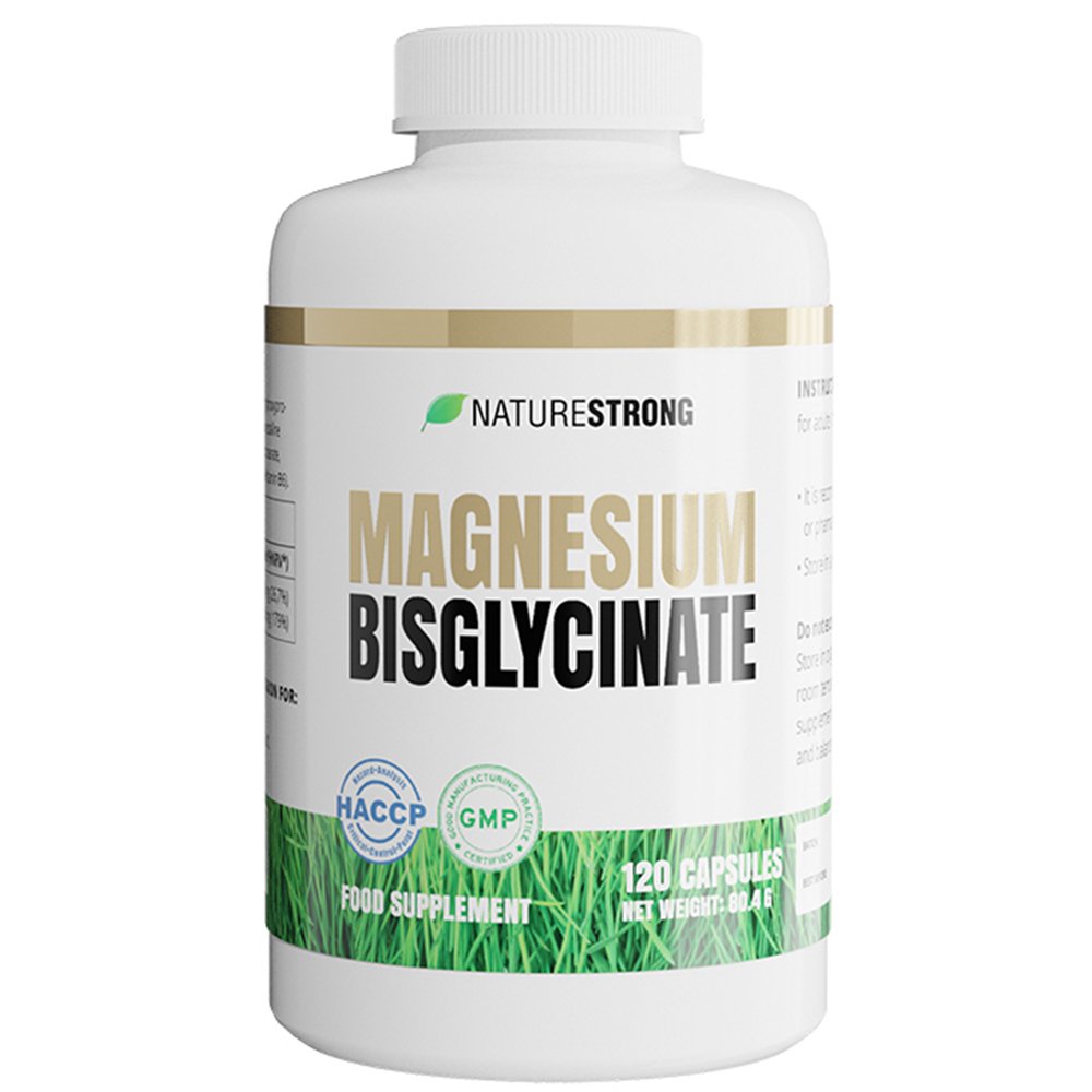 Naturestrong Magnesium Bisglycinate 120 caps kaina akcija
