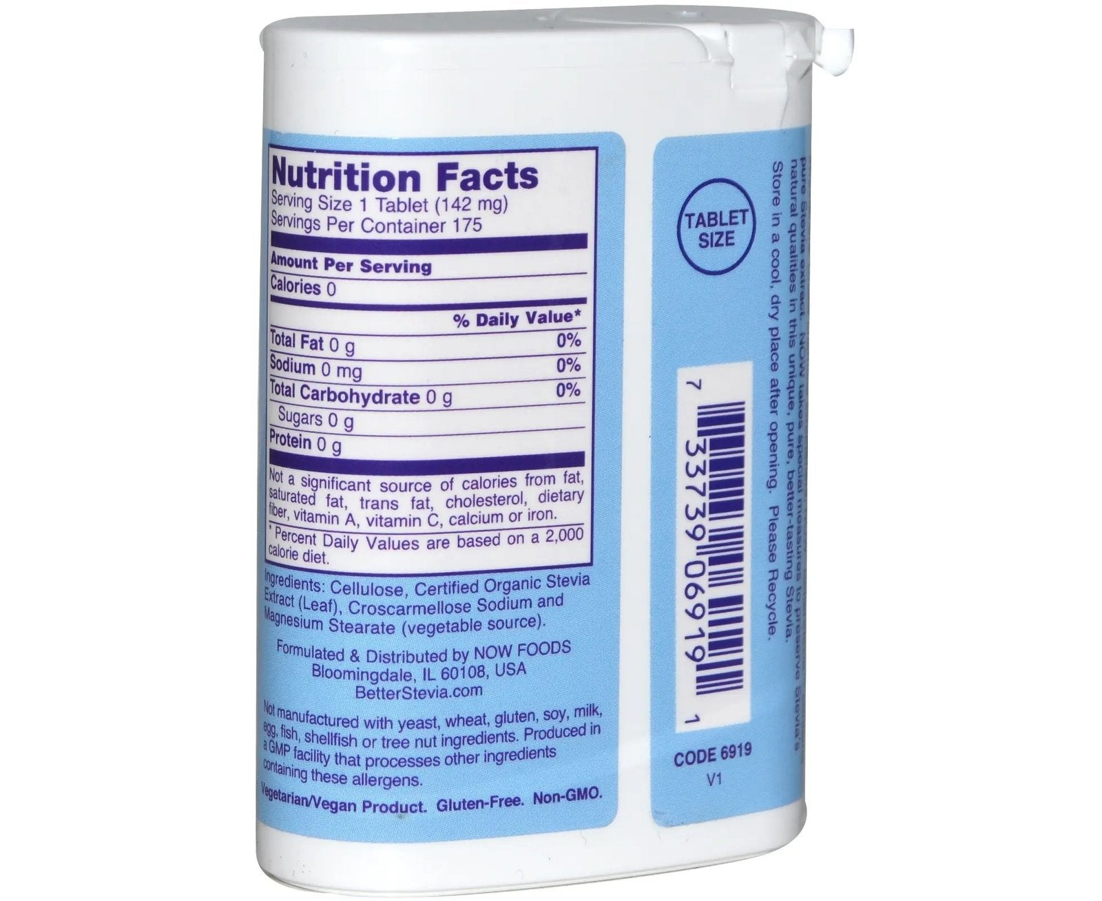 NOW BetterStevia 175 tabs pirkti