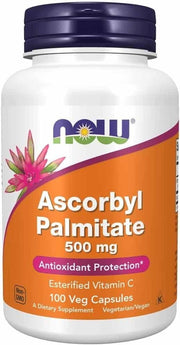 NOW Foods Ascorbyl Palmitate, 500mg - 100 vcaps kaina