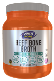 NOW Foods Bone Broth, Beef Powder - 544 grams kaina