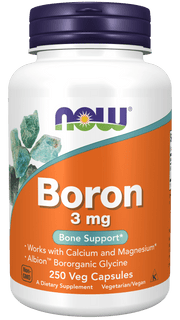 NOW Foods Boor 3mg 250 vcaps hind