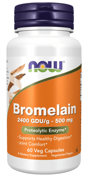 NOW Foods Bromelain 500mg 60 vcaps kaina