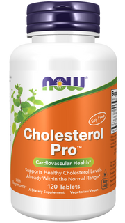 NOW Foods Cholesterol Pro - 120 tablets kaina