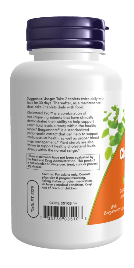 NOW Foods Cholesterol Pro - 120 tablets vartojimas