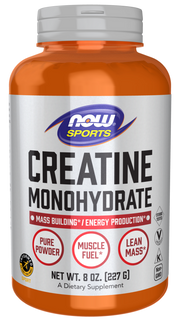 NOW Foods Creatine Monohydrate, Pure Powder - 227 grams kaina