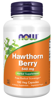 NOW Foods Hawthorn Berry, 540mg - 100 vcaps kaina