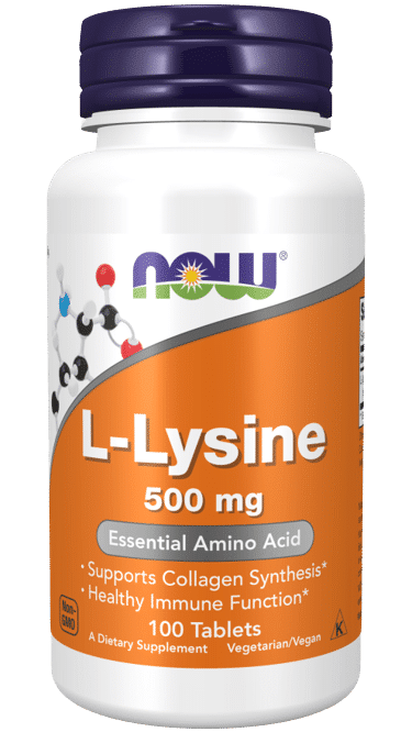 NOW-Foods-L-Lysine-500-mg-100-Tablets-kaina