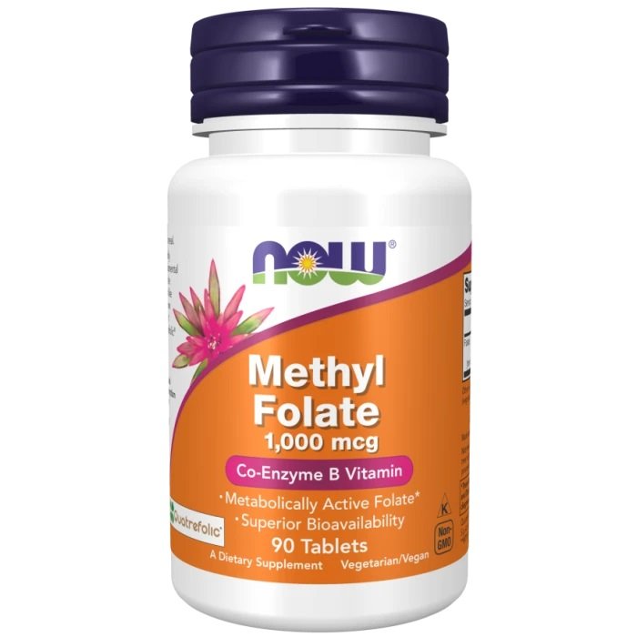 NOW Foods Methyl Folate, 1000mcg - 90 tablets