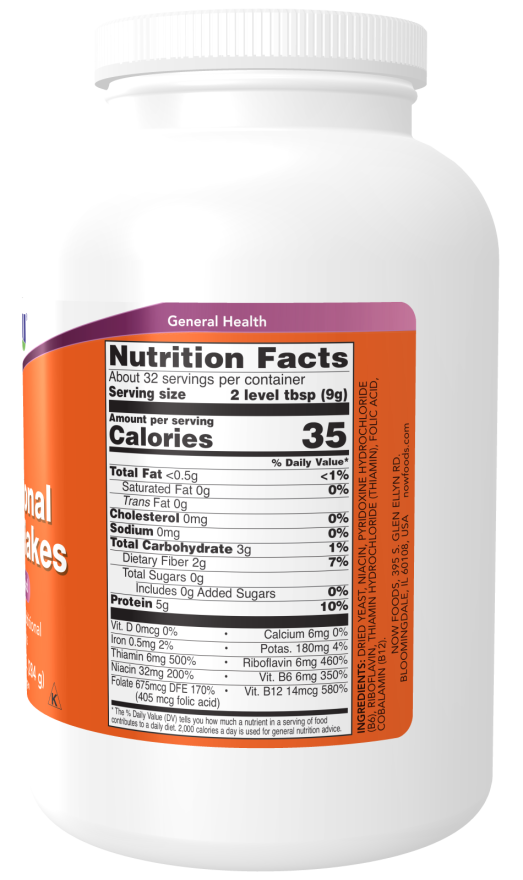 NOW FOODS Nutritional Yeast Flakes sudetis