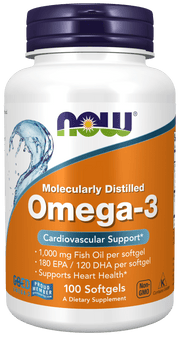 NOW Foods Omega-3 100 softgels